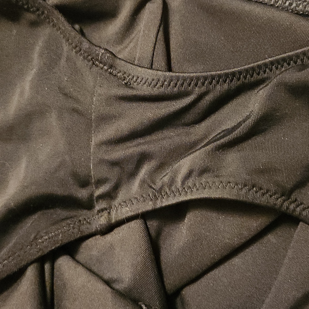 Aerie Black Asymmetrical One-Piece Swimsuit Small Long - Picture 5 of 5